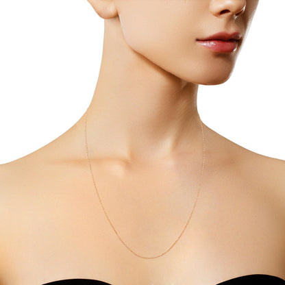 10K Rope Chain Necklace