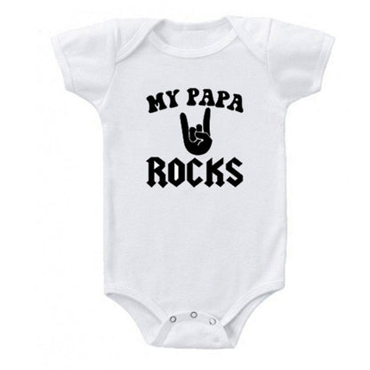 My Papa Rocks Onesie