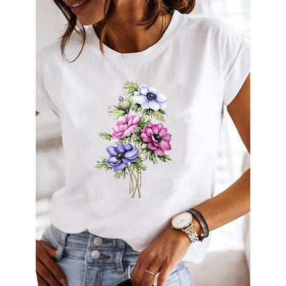 Women's Casual Print T-Shirt