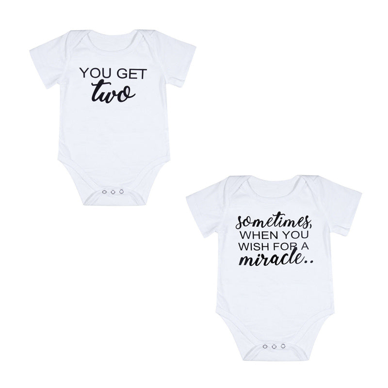 Baby Twin Onesies 2pk
