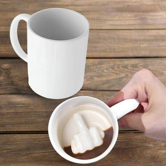 Ceramic Middle Finger Mug