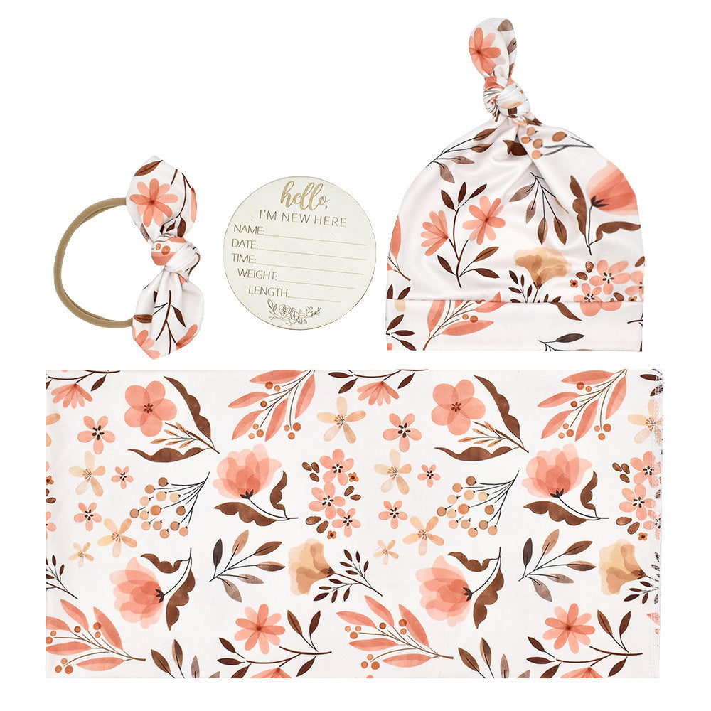 Baby's Floral Arrival Set 4pcs