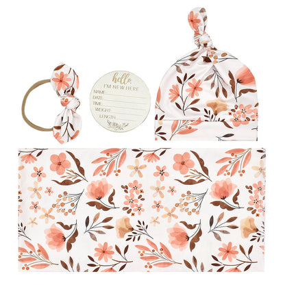 Baby's Floral Arrival Set 4pcs