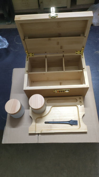 Bamboo Tobacco Storage Box