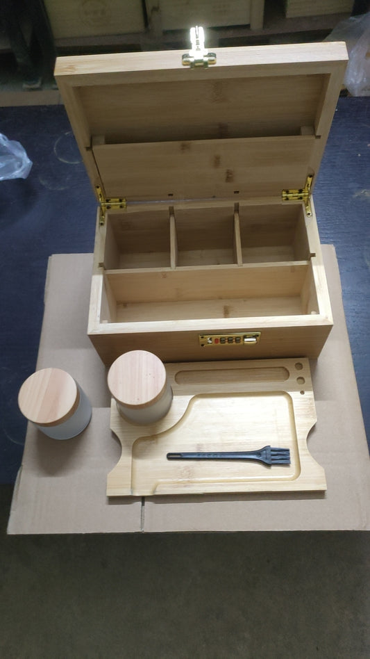 Bamboo Tobacco Storage Box
