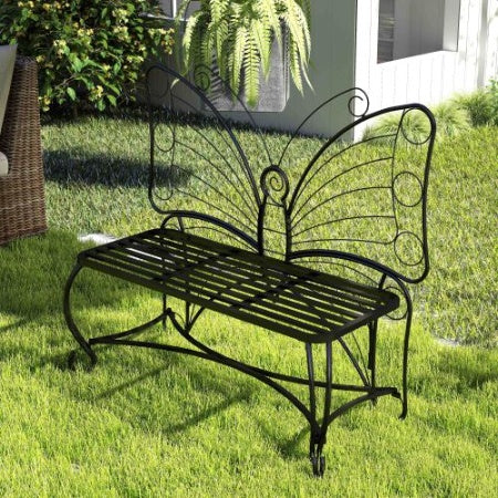 Butterfly Metal Bench