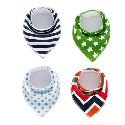 Baby Bandana Bib 4pk