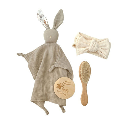 Baby Muslin Wooden Gift Sets