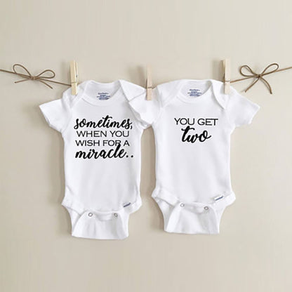 Baby Twin Onesies 2pk