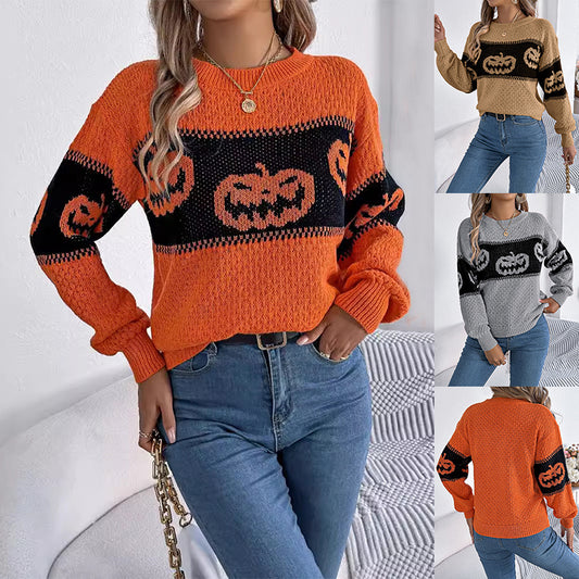 Women's Jack-O-Lantern Sweater