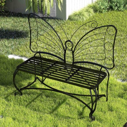 Butterfly Metal Bench