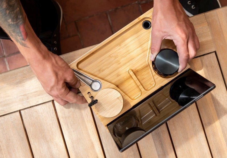 Bamboo Tobacco Storage Box