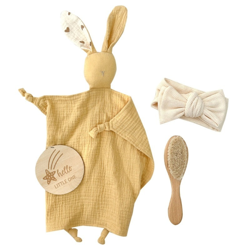 Baby Muslin Wooden Gift Sets