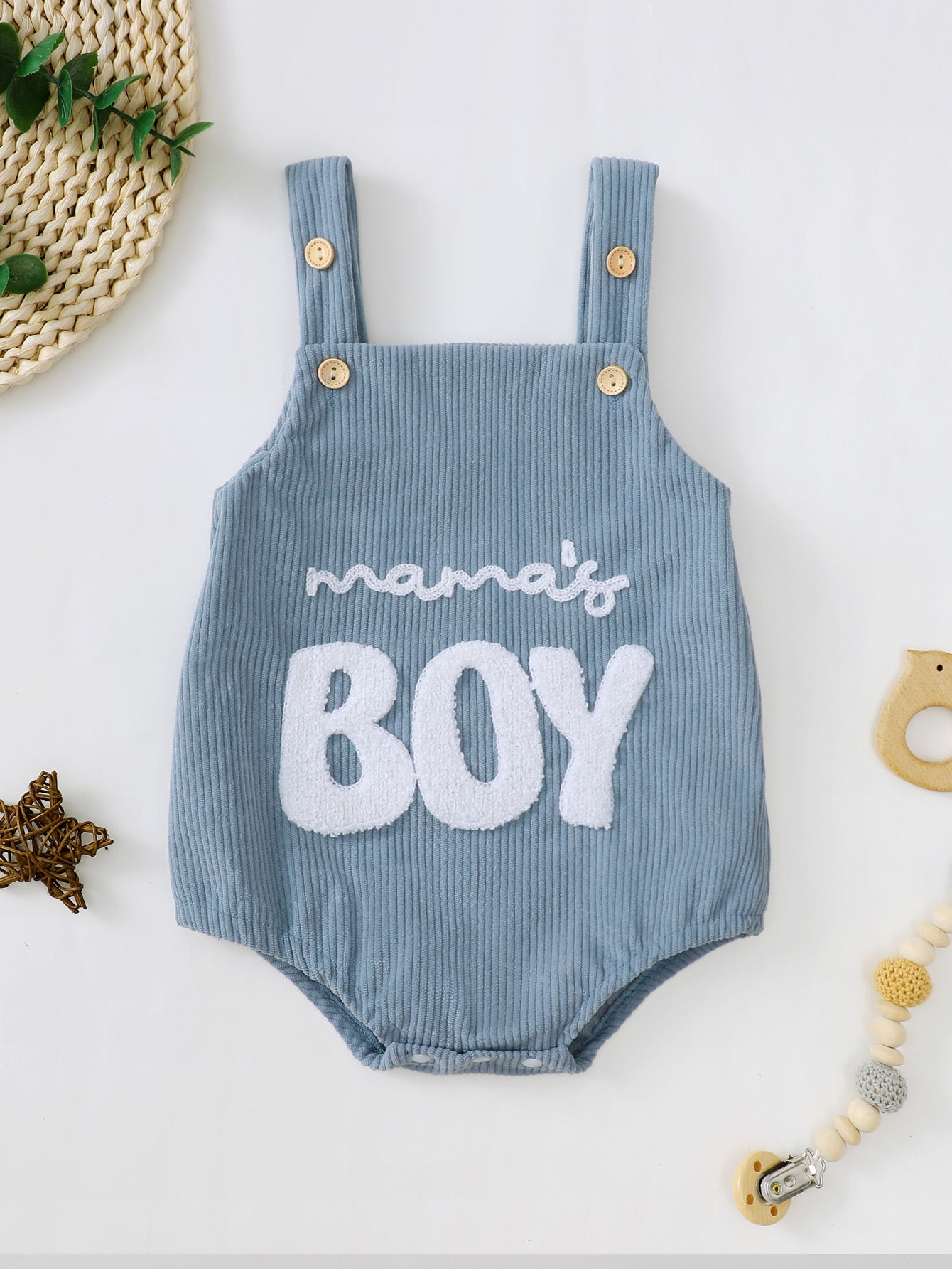 Baby Mama's Boy Overall Onesie
