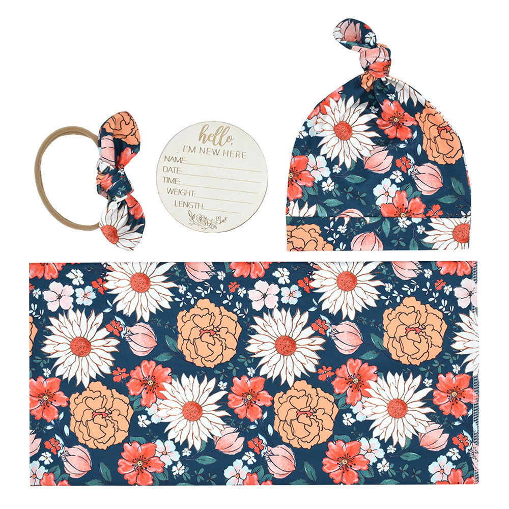 Baby's Floral Arrival Set 4pcs