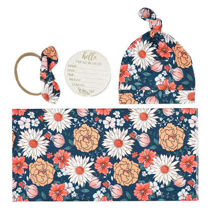 Baby's Floral Arrival Set 4pcs
