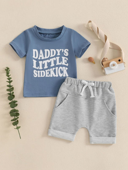 Daddy's Little Sidekick Outfit 2pcs set