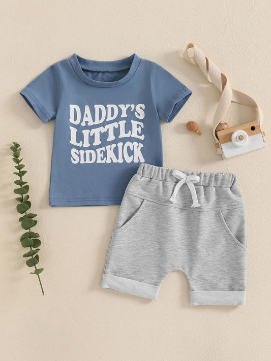 Daddy's Little Sidekick Outfit 2pcs set