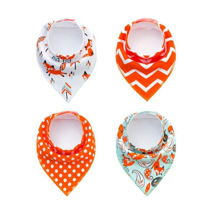 Baby Bandana Bib 4pk