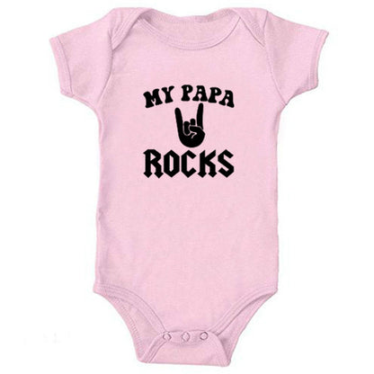 My Papa Rocks Onesie