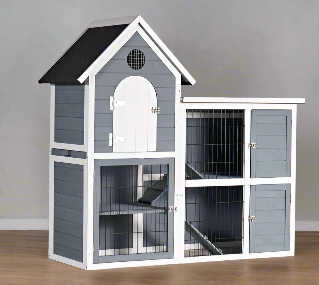 Large 2-Story Rabbit Hutch