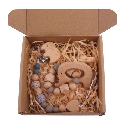Baby Muslin Wooden Gift Sets