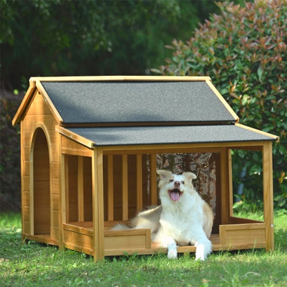 Large Wooden Doghouse