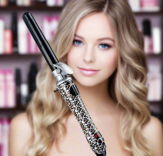 Leopard Print Curling Iron