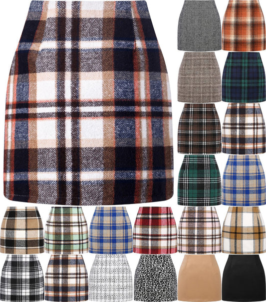 Women's Wool Mini Skirt