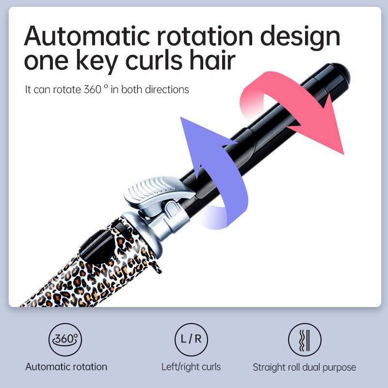 Leopard Print Curling Iron