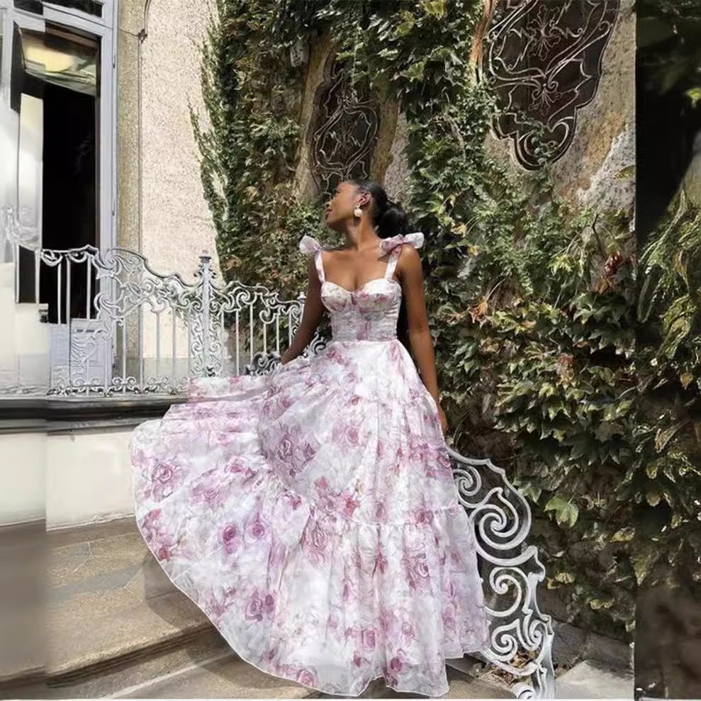 Women's Floral Corset Dress