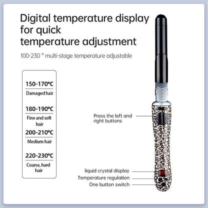 Leopard Print Curling Iron