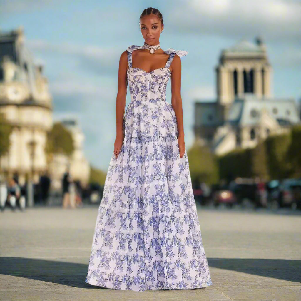 Women's Floral Corset Dress