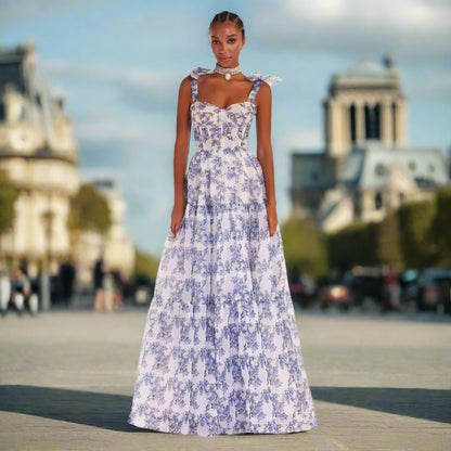 Women's Floral Corset Dress