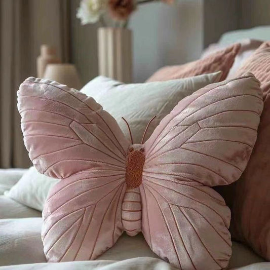 Girl's Butterfly Pillow