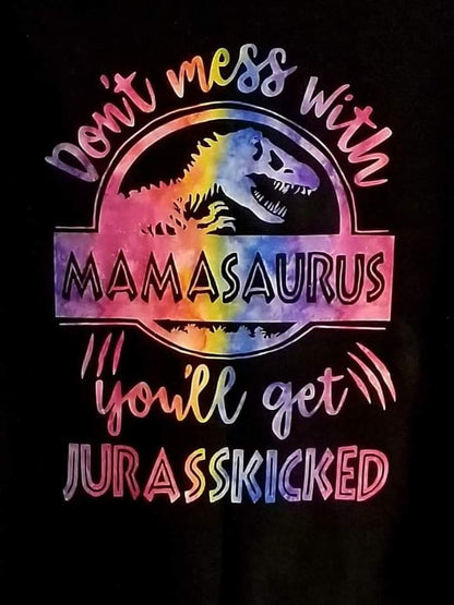 Don't Mess With 'Mama' or 'Daddy' saurus T-Shirt