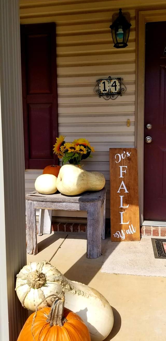 Wooden Porch Sign