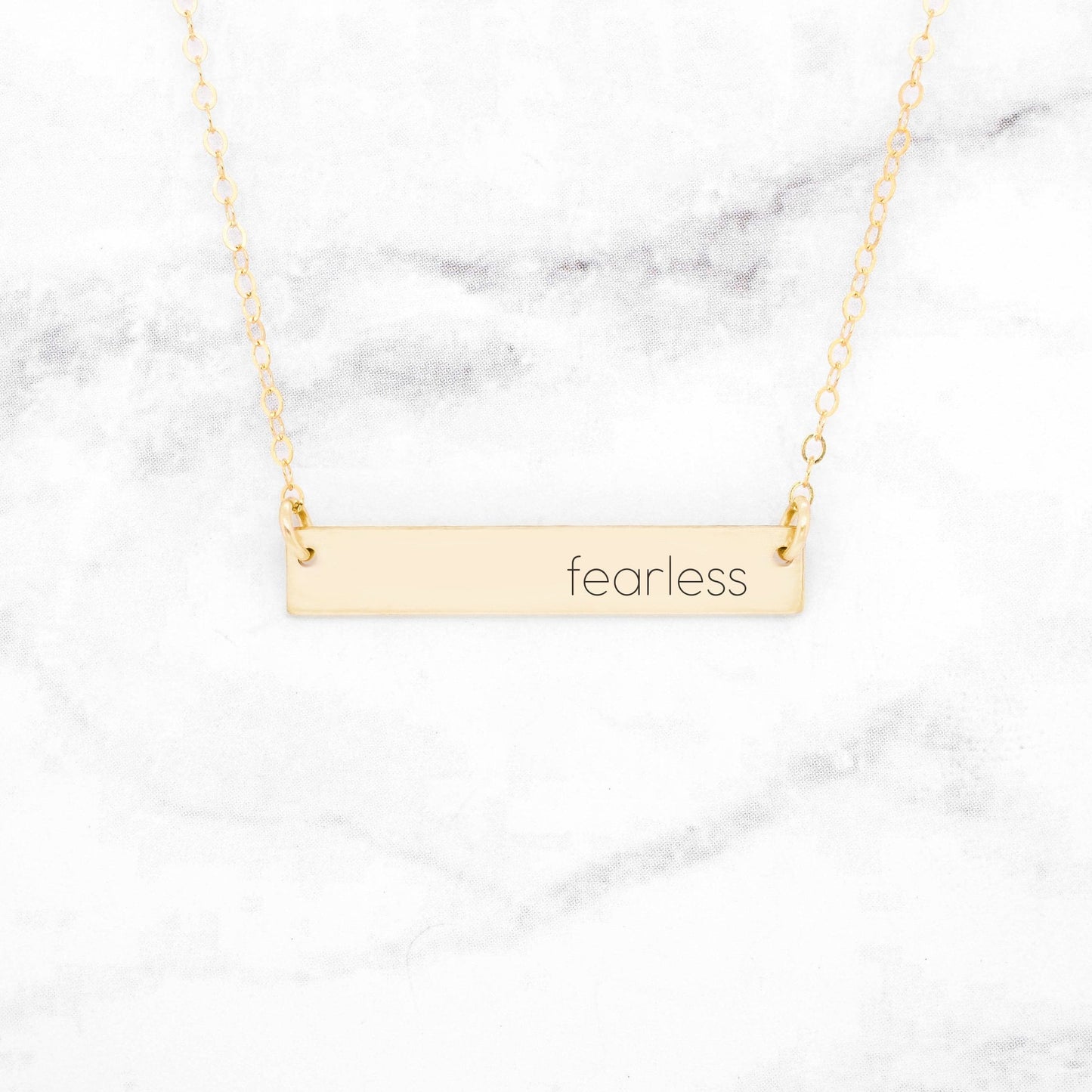 Fearless Bar Necklace