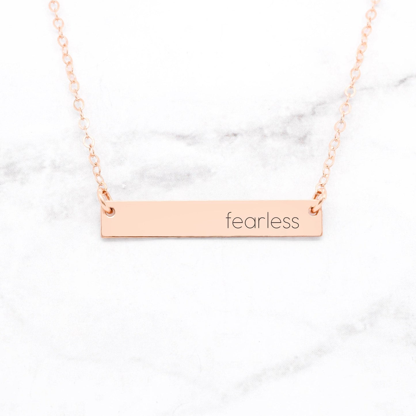 Fearless Bar Necklace
