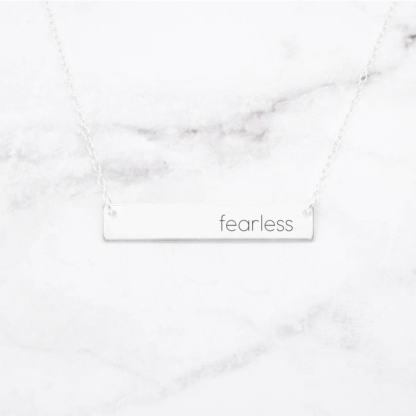 Fearless Bar Necklace