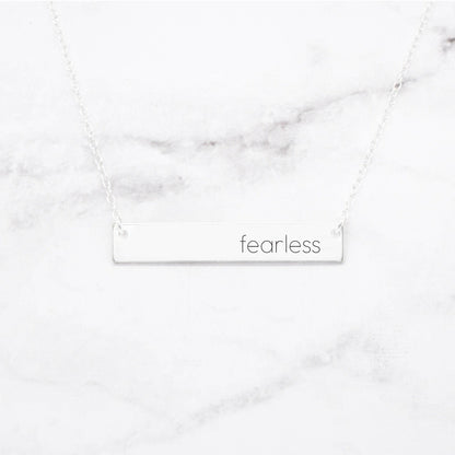 Fearless Bar Necklace
