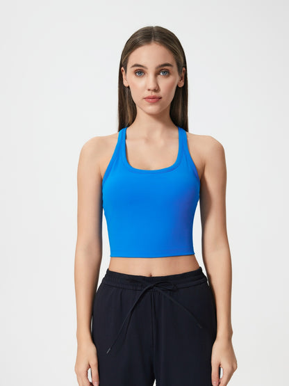 Millennia Scoop Neck Cropped Tank Top
