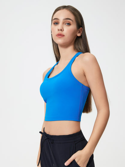 Millennia Scoop Neck Cropped Tank Top