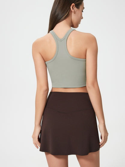 Millennia Scoop Neck Cropped Tank Top