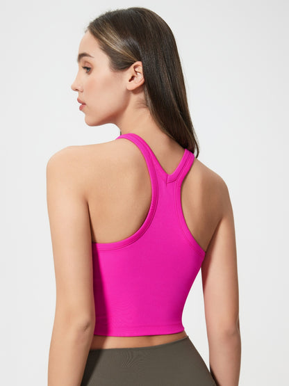 Millennia Scoop Neck Cropped Tank Top