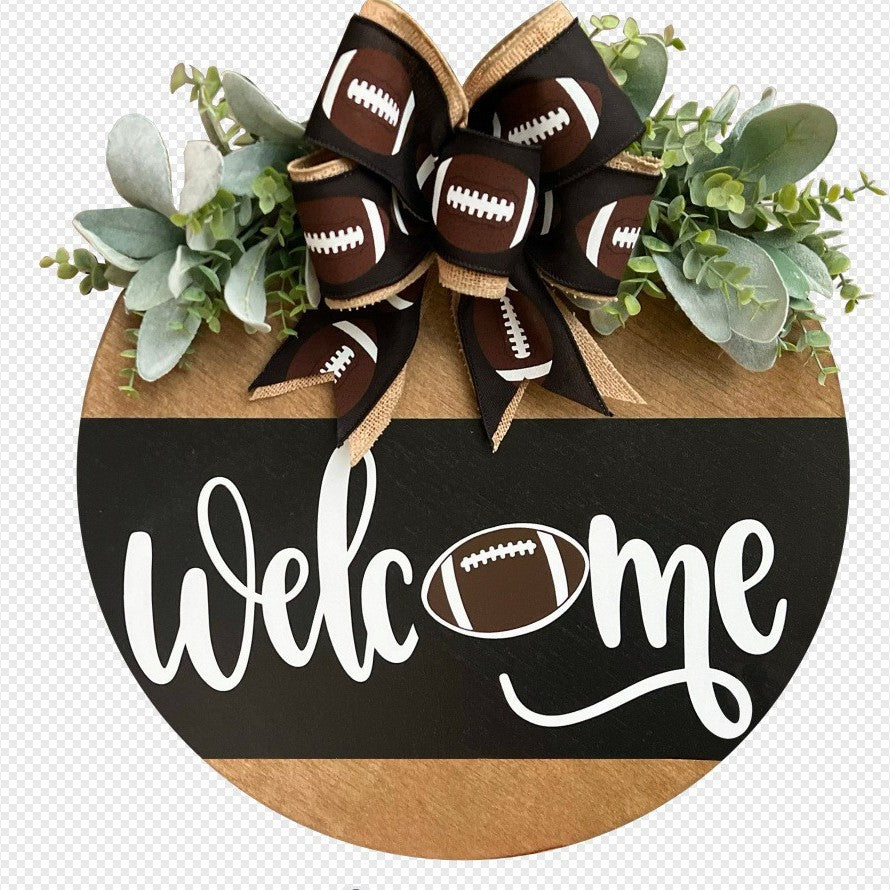 Seasonal Wooden Door Hanger