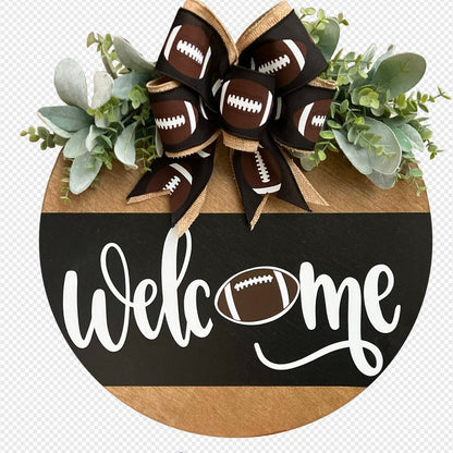 Seasonal Wooden Door Hanger