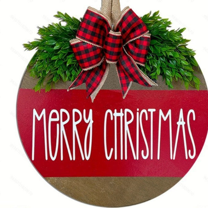 Seasonal Wooden Door Hanger