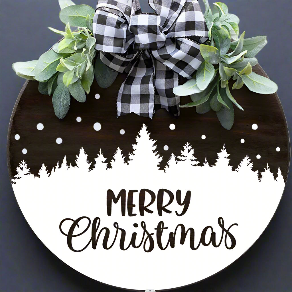 Seasonal Wooden Door Hanger