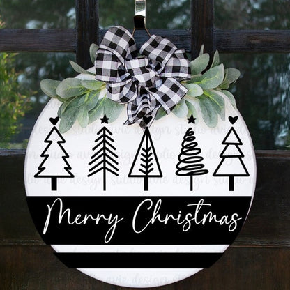 Seasonal Wooden Door Hanger